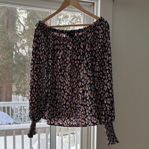 Sanctuary Black and Pink Blouse